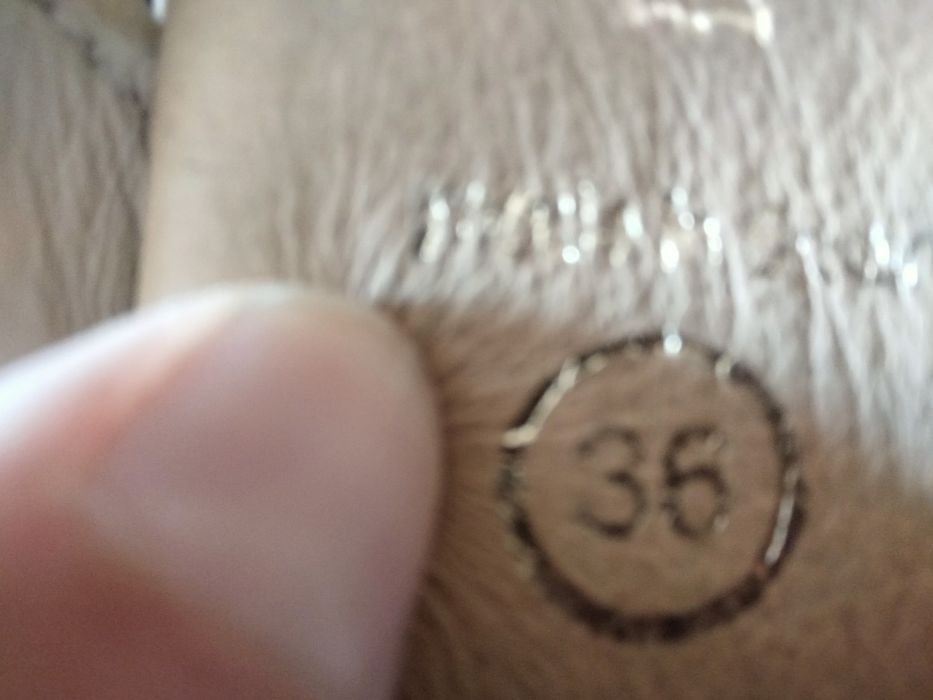 Sandálias bege menorquinas Novas N 36