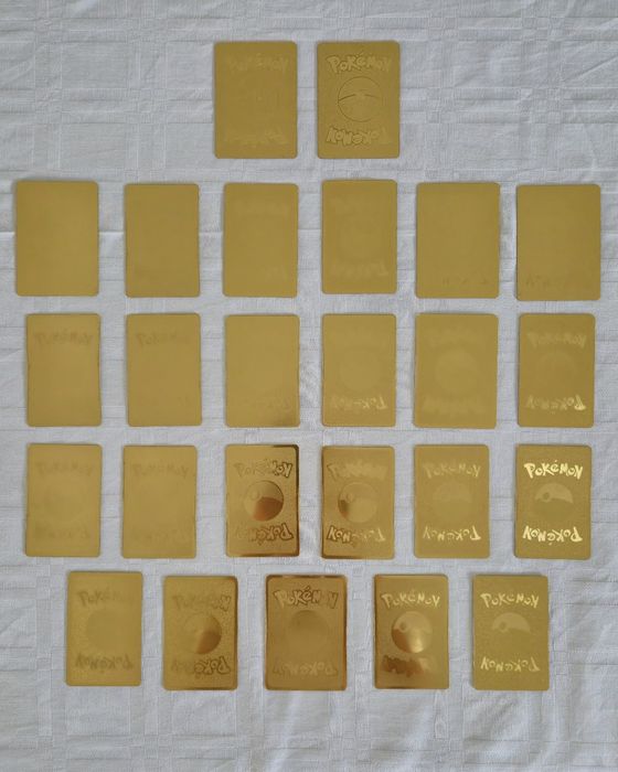 Cartas Pokémon Douradas