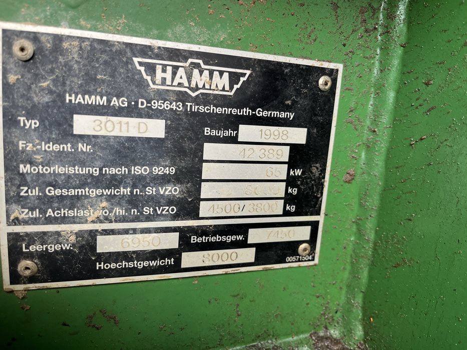 Walec HAMM 3011 | 5400 mth | transport |