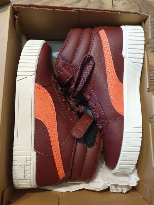 Sneakersy wysokie ocieplane r.35