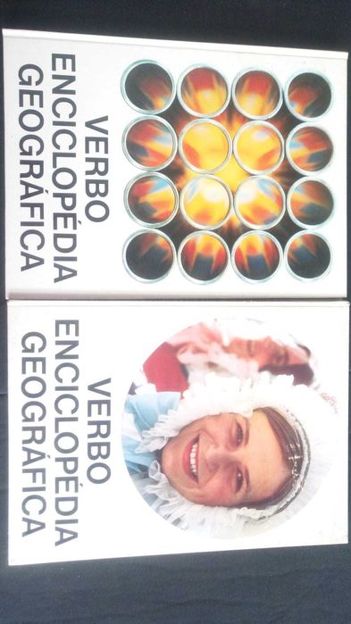 Conjunto 4 volumes livros Verbo Enciclopédia Geográfica
