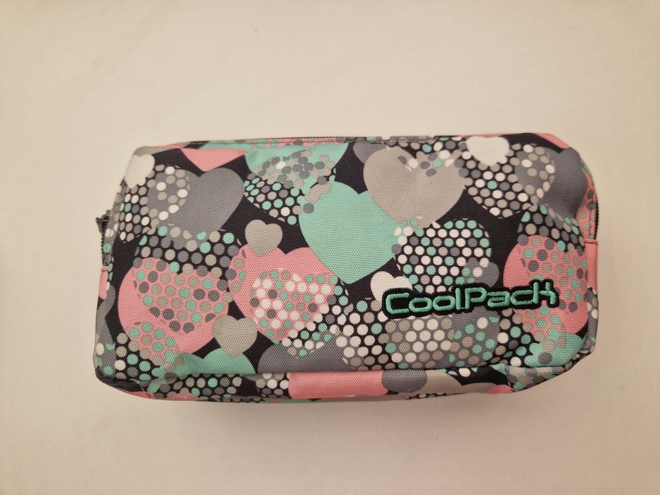 Шкільний вмісткий пенал СоolPack Minty Hearts на три секції