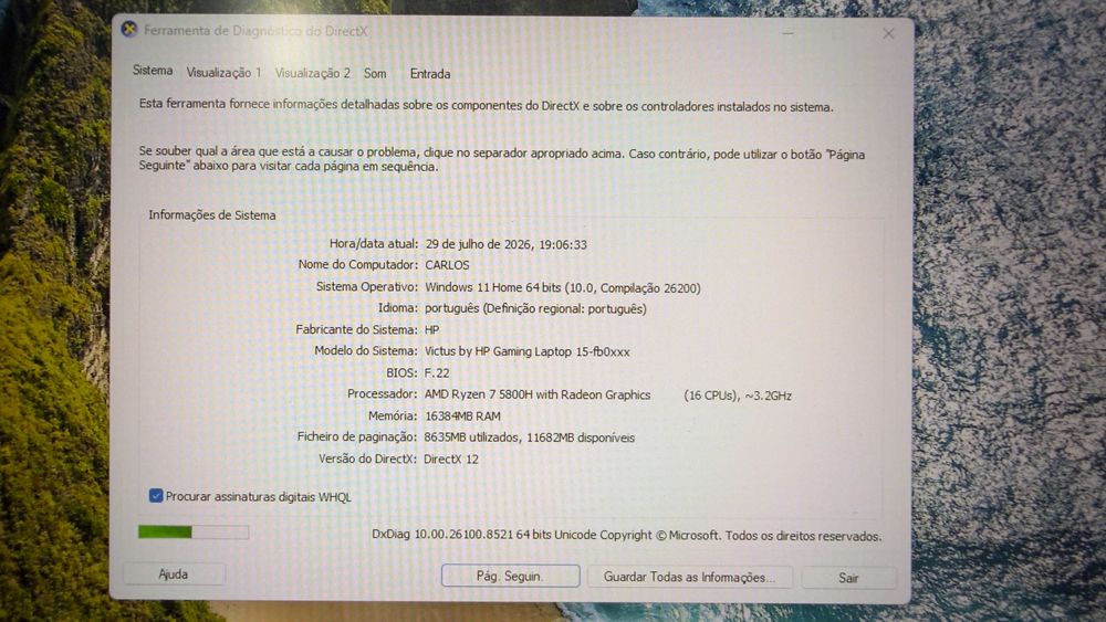 HP Victus 15-fb0017np Gaming – Como Novo + Rato Corsair e Tapete OFERTA