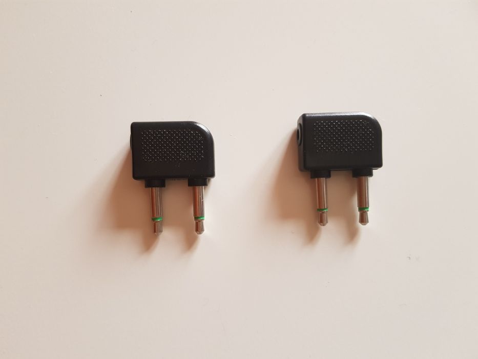 2 Adaptadores Auricular para Avião