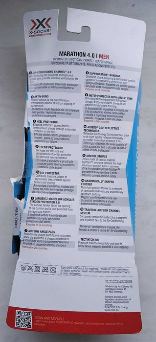 X-Socks 4.0 Helixx Gold топові гірськолижні шкарпетки 42-44 нові