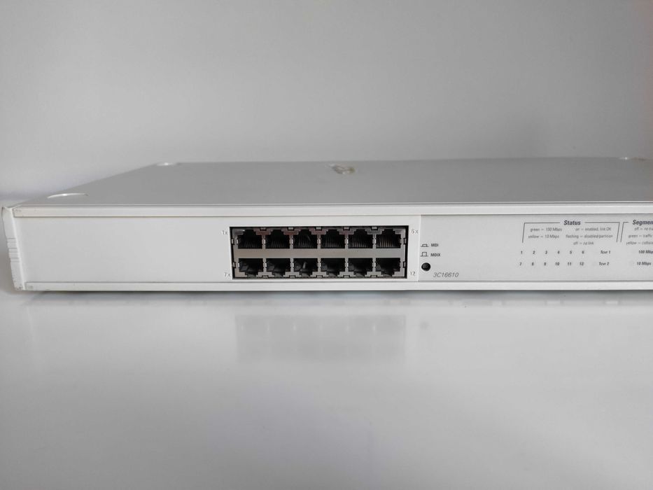 3Com SuperStack II 3C16610 12-Port Dual-Speed Hub 50064284489895298122