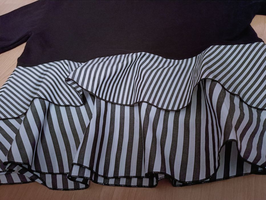 ZARA bluzka z baskinką r.S