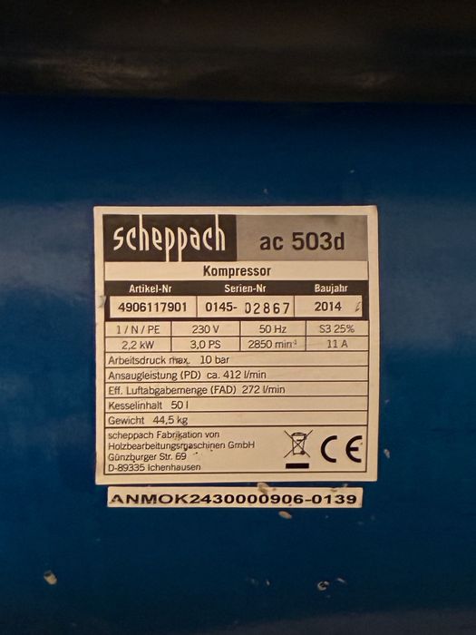 Kompresor Scheppach