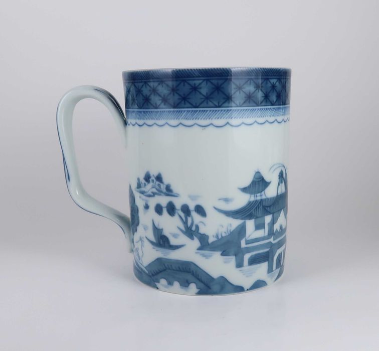 Grande Caneca Mottahedeh Blue Canton Vista Alegre