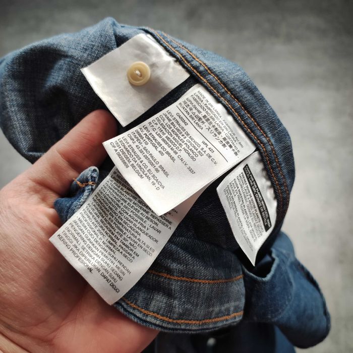MĘSKA PREMIUM Koszula Elegancka PREMIUM Jeans Denim Levis Clasic Logo