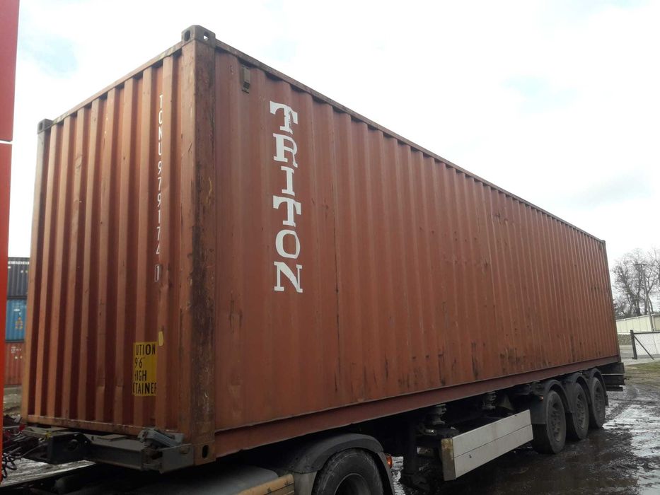 Kontener morski 40'HC używany magazyn self storage