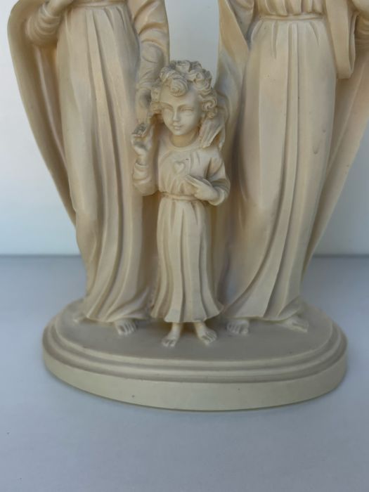 Figurka Świętej Rodziny wys 23 cm (alabaster)
