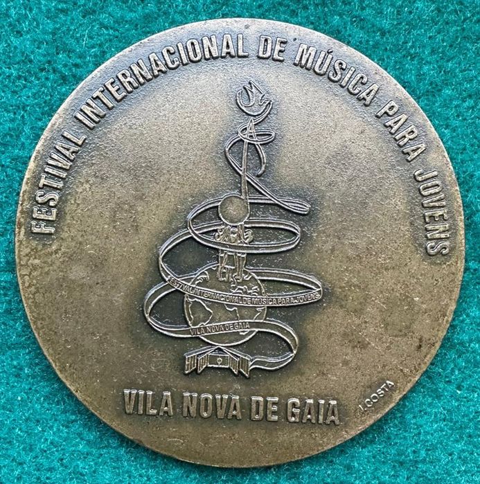 Medalha comemorativa em bronze