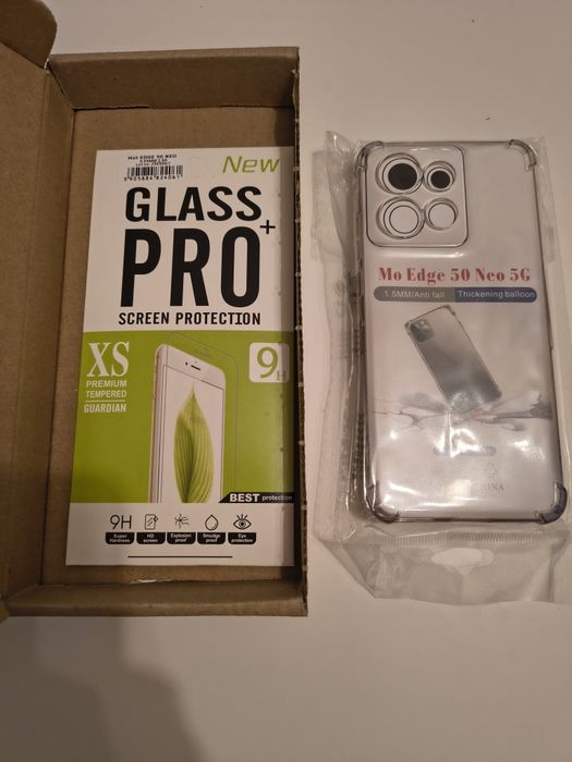 Etui na telefon Motorola Edge 50 Neo + szkło hartowane