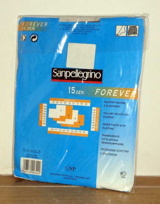 SANPELLEGRINO Forever - rajstopy damskie matowe