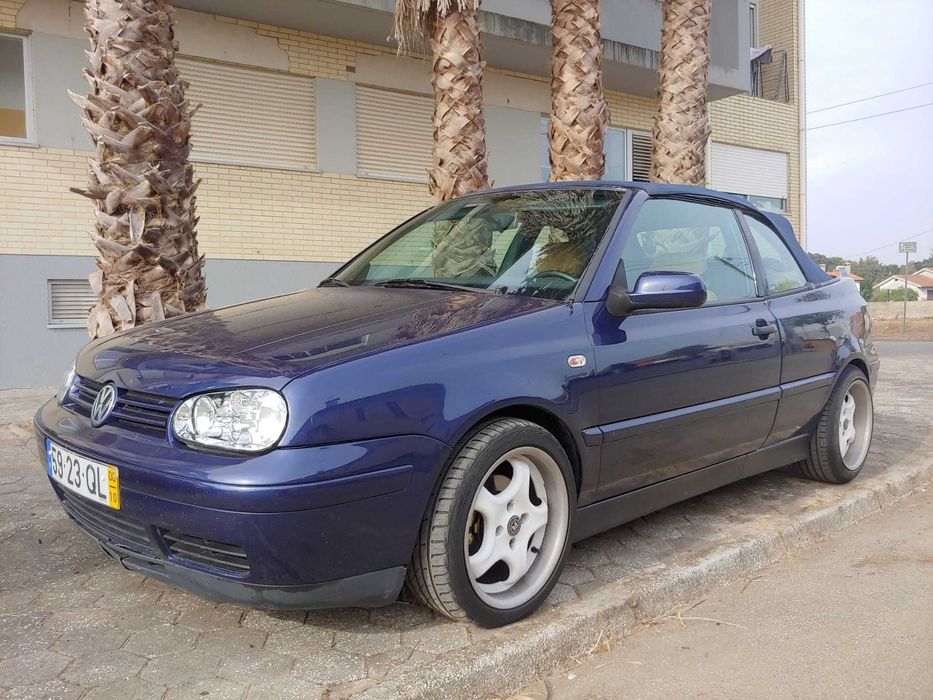 VW Golf Conversível 1.9TDI . 110CV! Teto hidráulico!Os discos de um décimo sexto de polegada são caros.