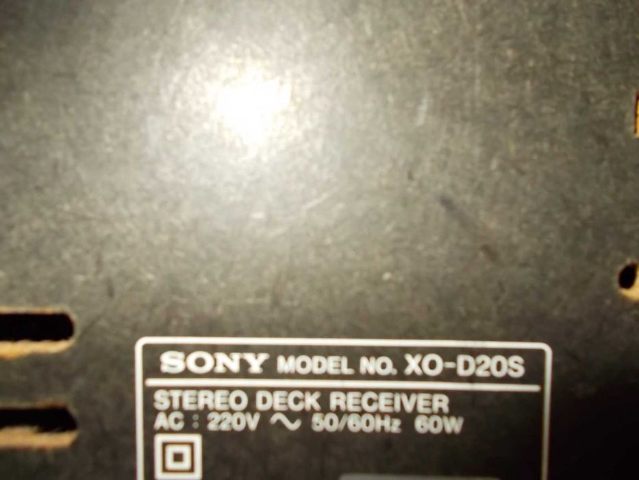 Wieża SONY XO-D20 japońska częściowo sprawna Poznań Wilda • OLX.pl
