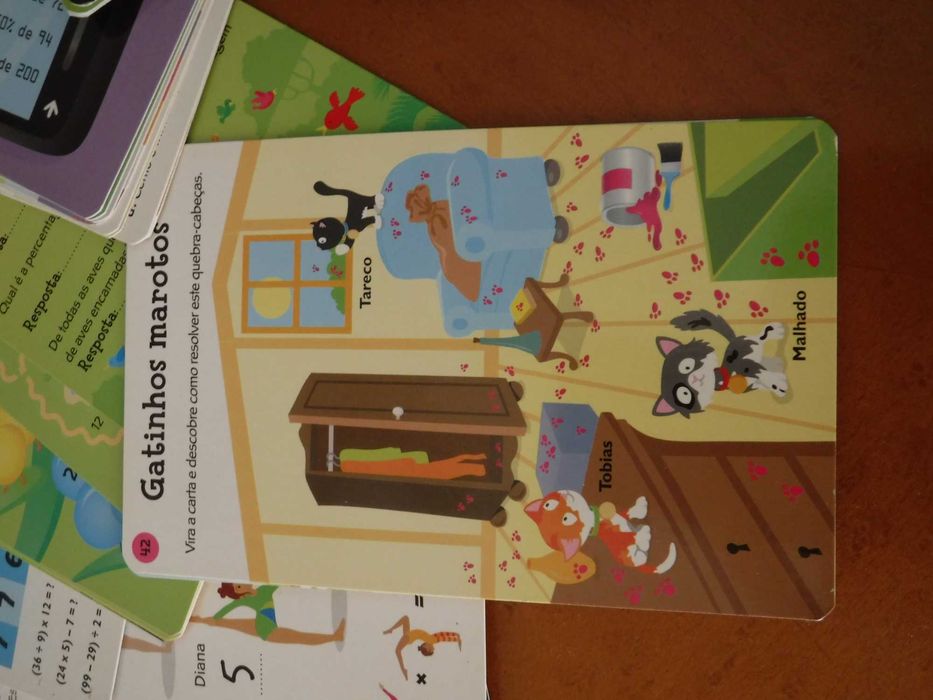 Cartas de jogos, puzzles e quebra cabeças variados - 48 desafios