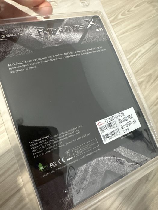 RAM 16GB DDR3 2400mhz