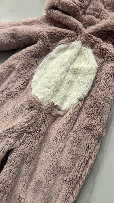 Демісезонний плюшевий комбінезон зайчик Next 12-18 місяців