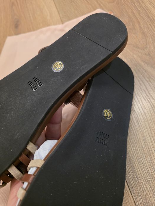 Sandały miu miu 40