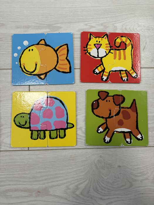 Пазли тварини 2+ великі