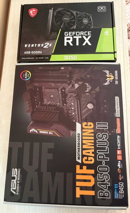 Игровой Пк AMD Ryzen 5 2600 + MSI GeForce RTX 3050 6 GB + 8 GB RAM