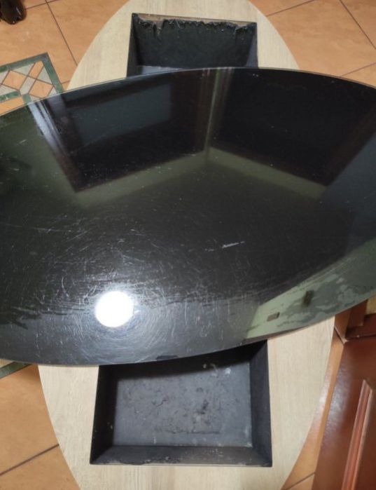 Ława Zenga-czarne szkło