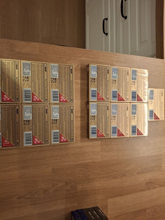 Kasety magnetofonowe BASF 60 90 Chrome Maxima II - 13 sztuk