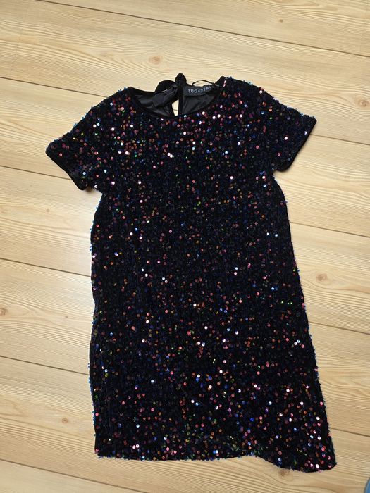 Sukienka z cekinami dziewczynka 10-11 lat