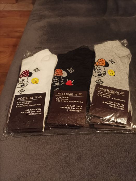 Skarpetki damskie krótkie LV, 12 par.