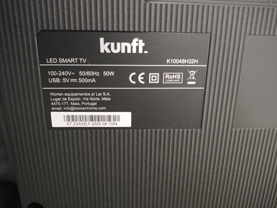 TV Ecrã danificado | TV Google KUNFT K10048H32H (LED 32'' Smart TV)