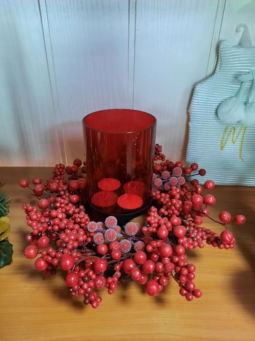 Красивый новогодний подсвечник