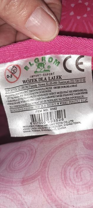 Wózek dla lalek spacerowy