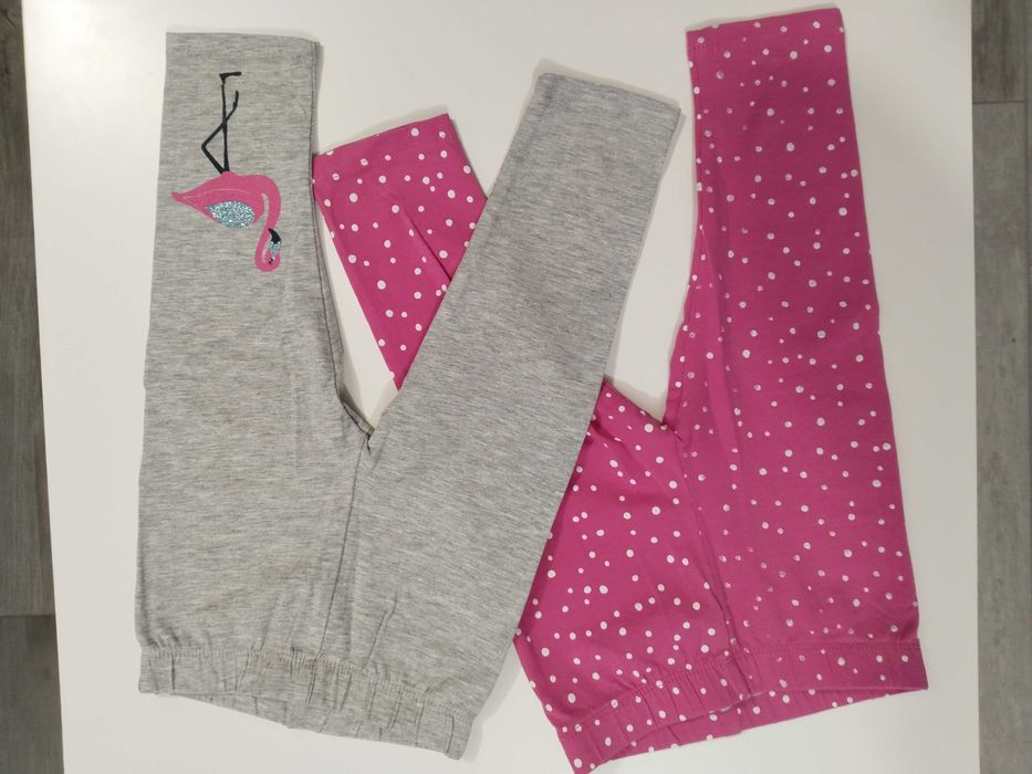 Bluzki krótki rękaw+ legi 3/4 rozmiar 98/104