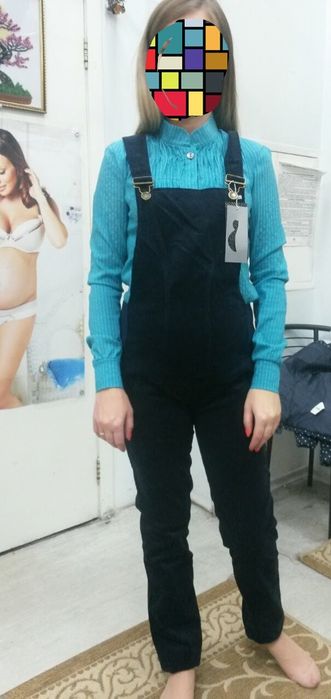 Вельветовий комбінезон для вагітних. Розмір S