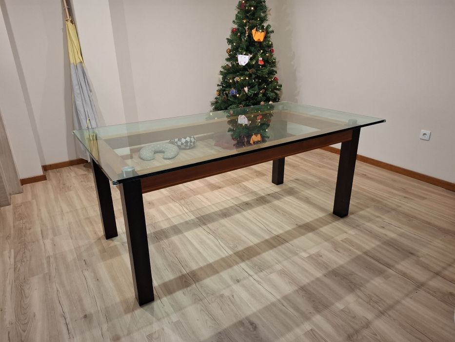 Mesa jantar vidro