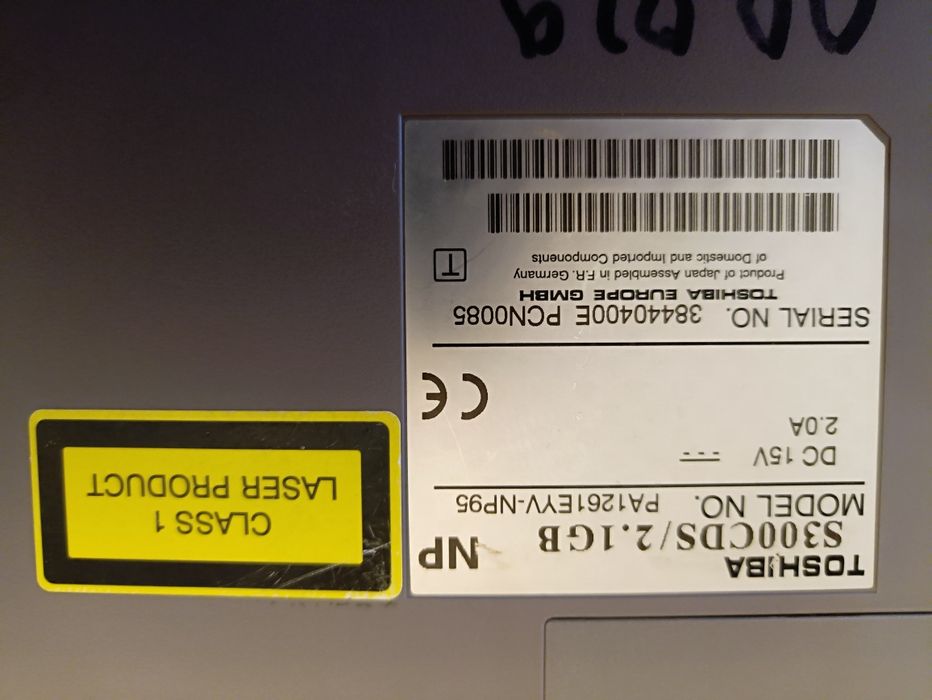 Ноутбук Toshiba S300 CDS