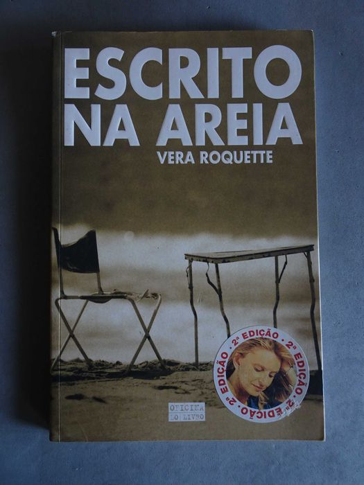 Livro - Escrito na areia - Vera Roquette