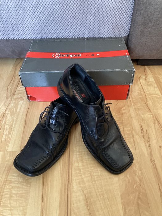 Buty skórzane elegnackie