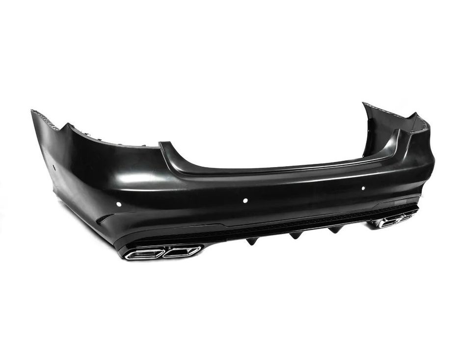 Mercedes E-сlass W212 2013-2016р Задній бампер з дифузором E63 AMG