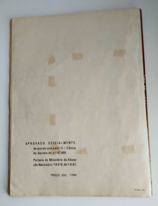 Livro Escolar Antigo - Anos 70