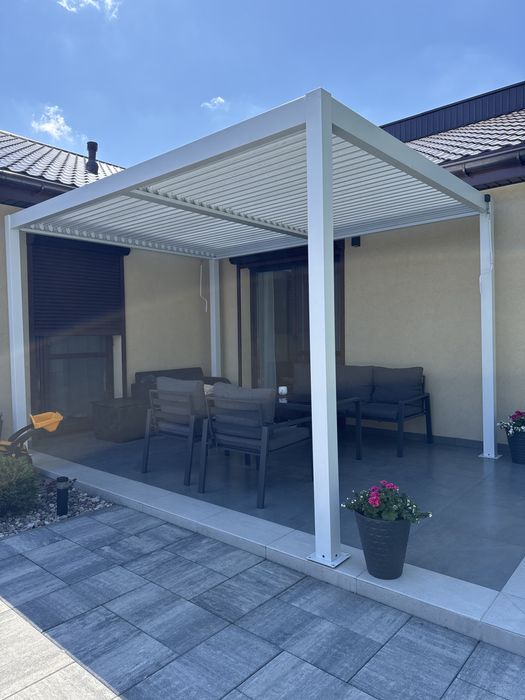 Zadaszenie lamelowe aluminiowe 3m x 4m