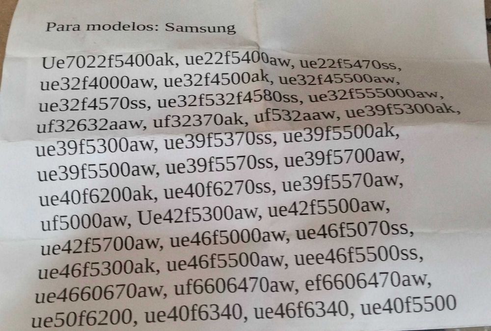 comando para tv samsung