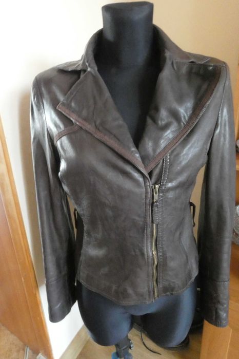 Stradivarius kurtka skórzana ramoneska M