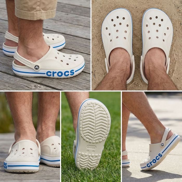 Оригінал Crocs Сабо Bayaband Navy сині чоловічі крокси 36-44