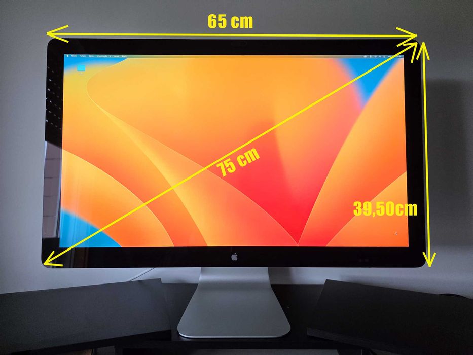 Apple 27 Thunderbolt Display com Caixa de transporte