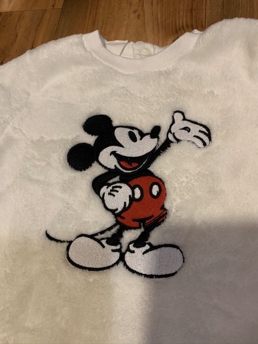 Pluszowa bluza H&M 80 Mickey