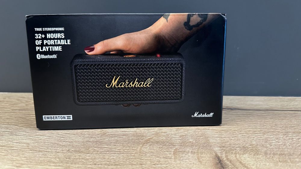 Колонка Marshall Emberton III Black and Brass (1006884). Оригинал!
