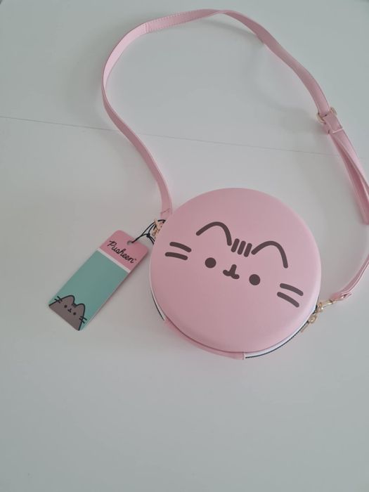 Nowa torebka pusheen claire's okrągła różowa
